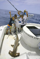 Kids & Hammerhead Shark